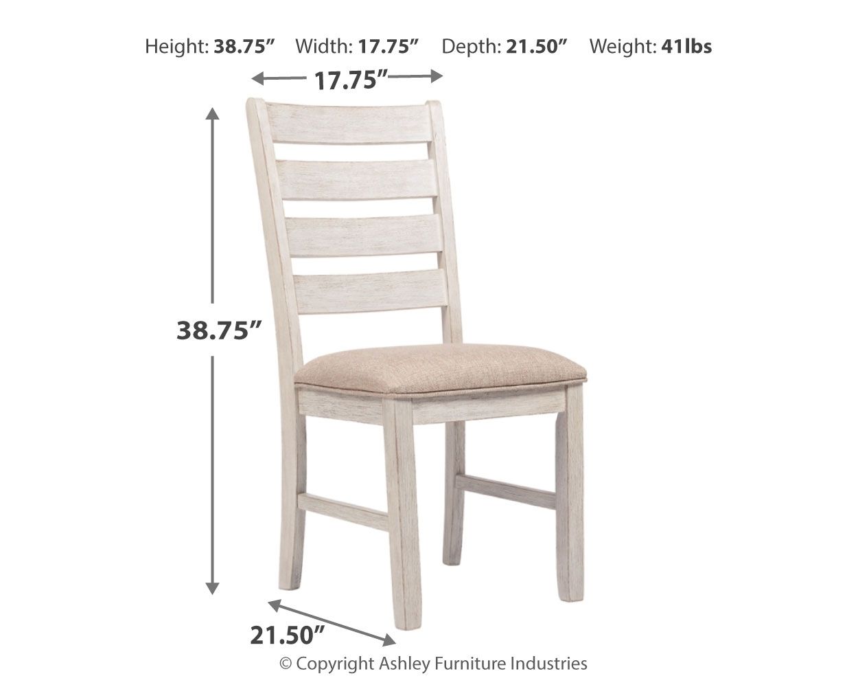 Skempton - White - Dining UPH Side Chair (Set of 2) - Urban Living Furniture (Los Angeles, CA)