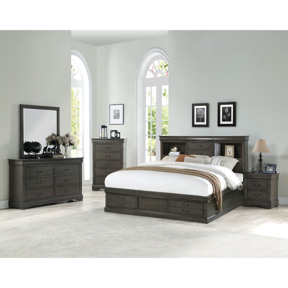 Louis Philippe III - Bed w/Storage - Urban Living Furniture (Los Angeles, CA)