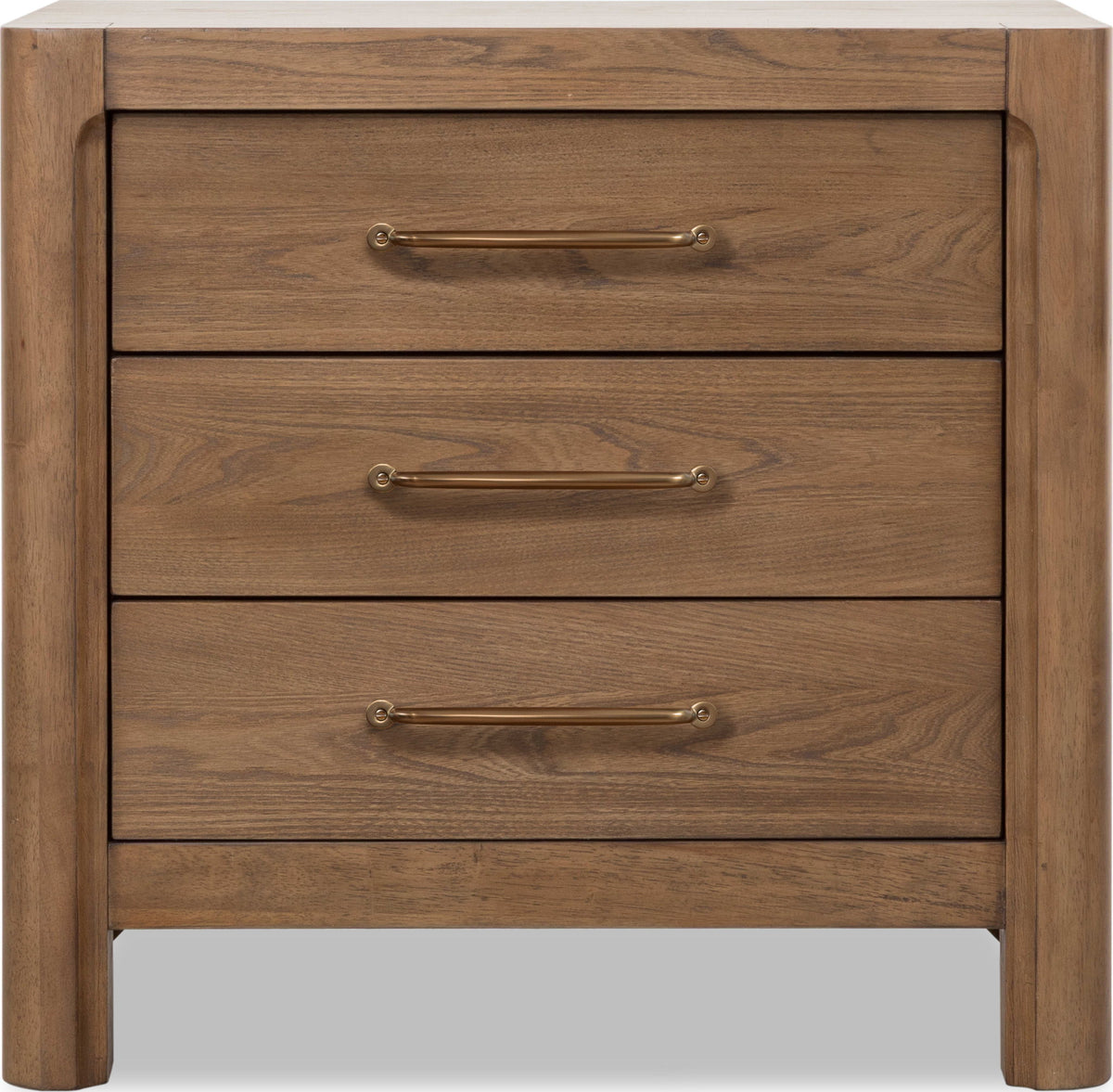 Morris - 3 Drawer Nightstand - Claystone