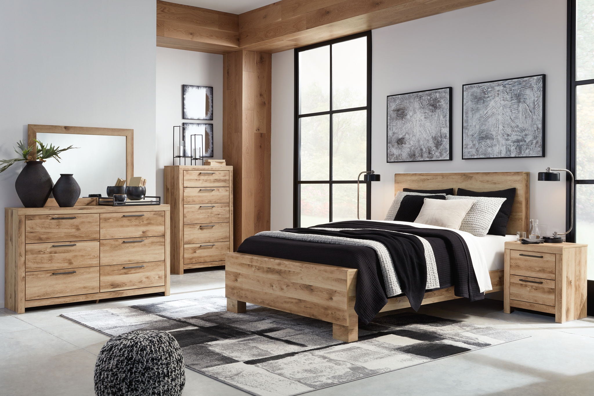 Hyanna - Dresser, Mirror, Panel Bed - Urban Living Furniture (Los Angeles, CA)