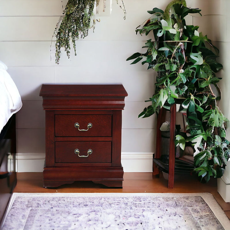 Louis Philippe - Nightstand - Cherry - Urban Living Furniture (Los Angeles, CA)