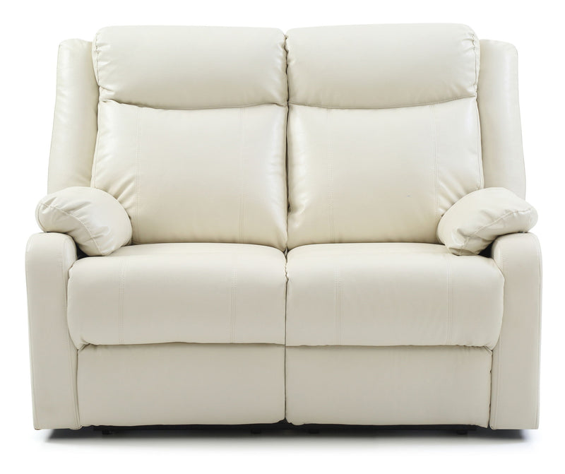 Stylish Reclining Love Seat For Two - Pearl