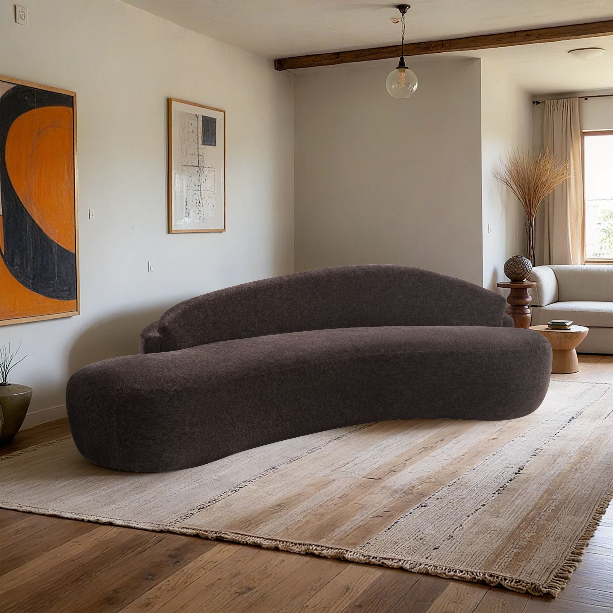 Caspian - Chenille Fabric Upholstered Sofa - Urban Living Furniture (Los Angeles, CA)