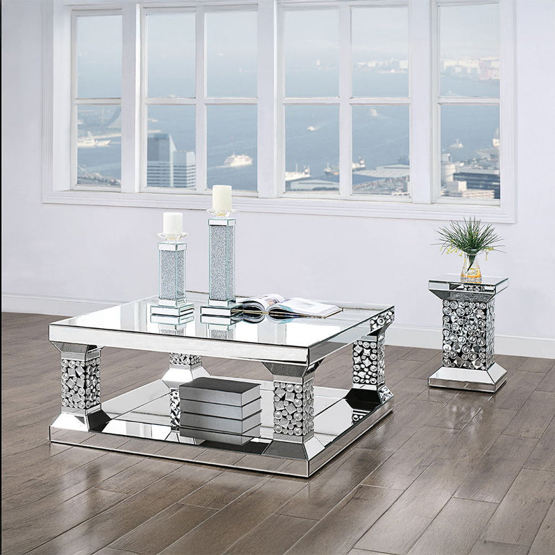 Kachina - Coffee Table - Mirrored & Faux Gems - Urban Living Furniture (Los Angeles, CA)