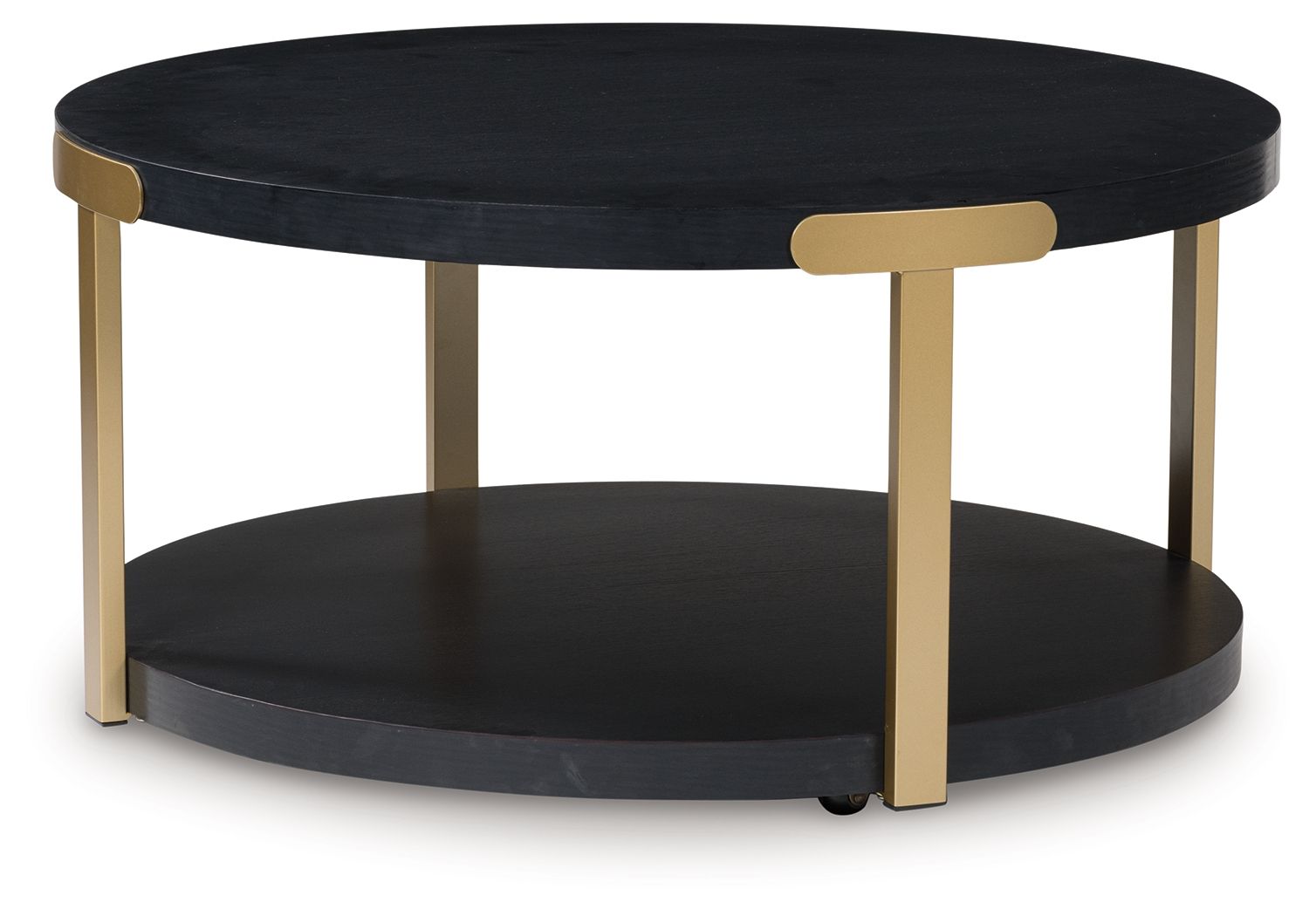 Shylore - Black / Brass Finish - Occasional Table Set (Set of 3) - Urban Living Furniture (Los Angeles, CA)