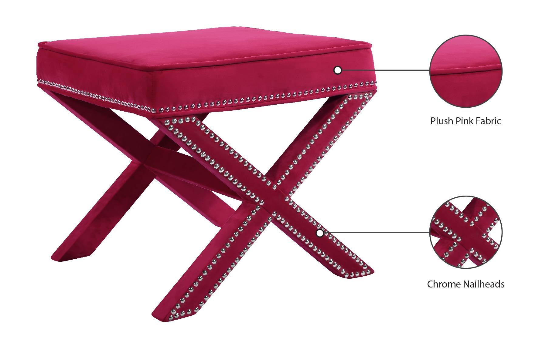 Nixon - Bench Ottoman - Urban Living Furniture (Los Angeles, CA)