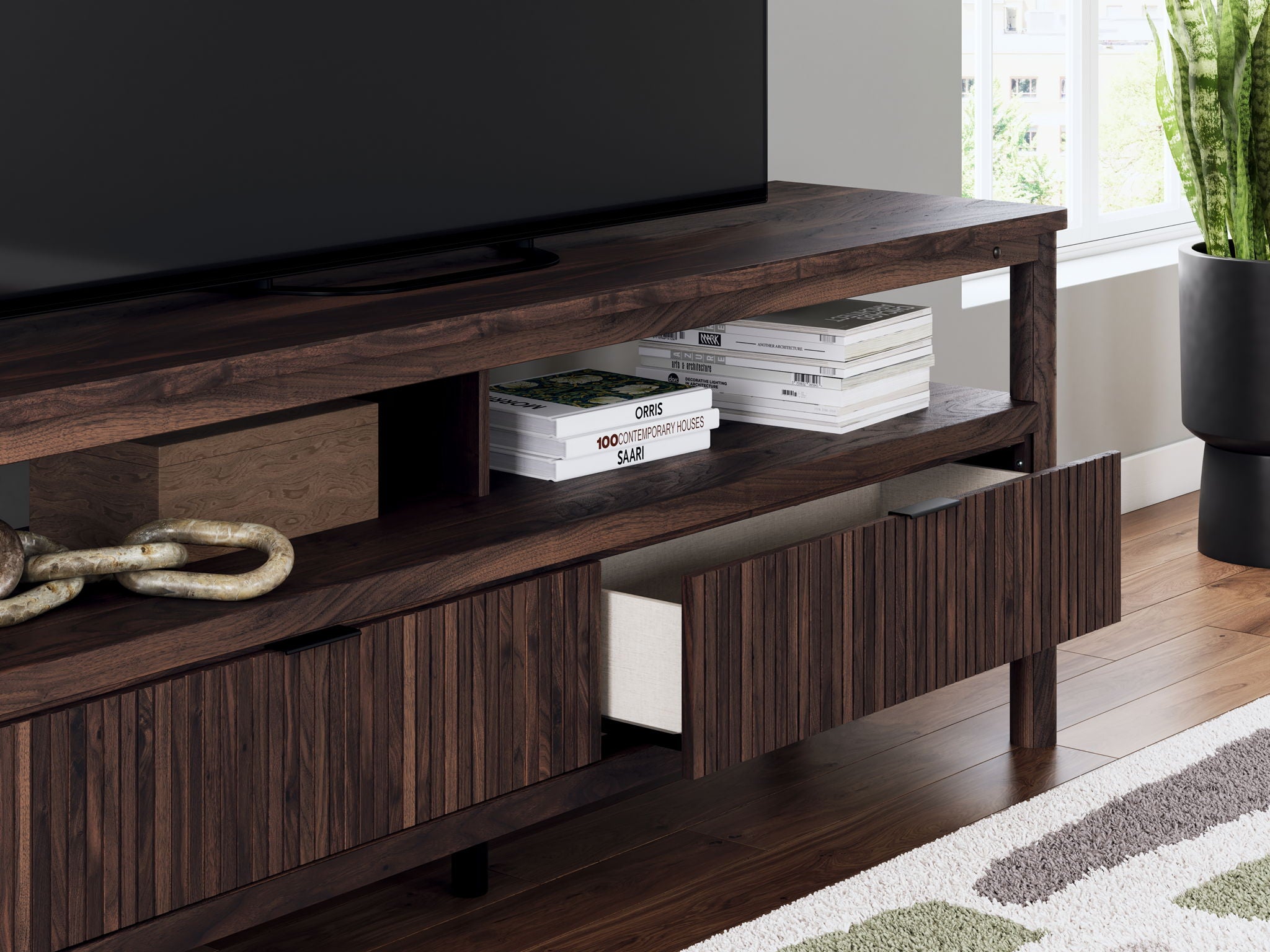Cadmori - Brown - Extra Large TV Stand - Urban Living Furniture (Los Angeles, CA)
