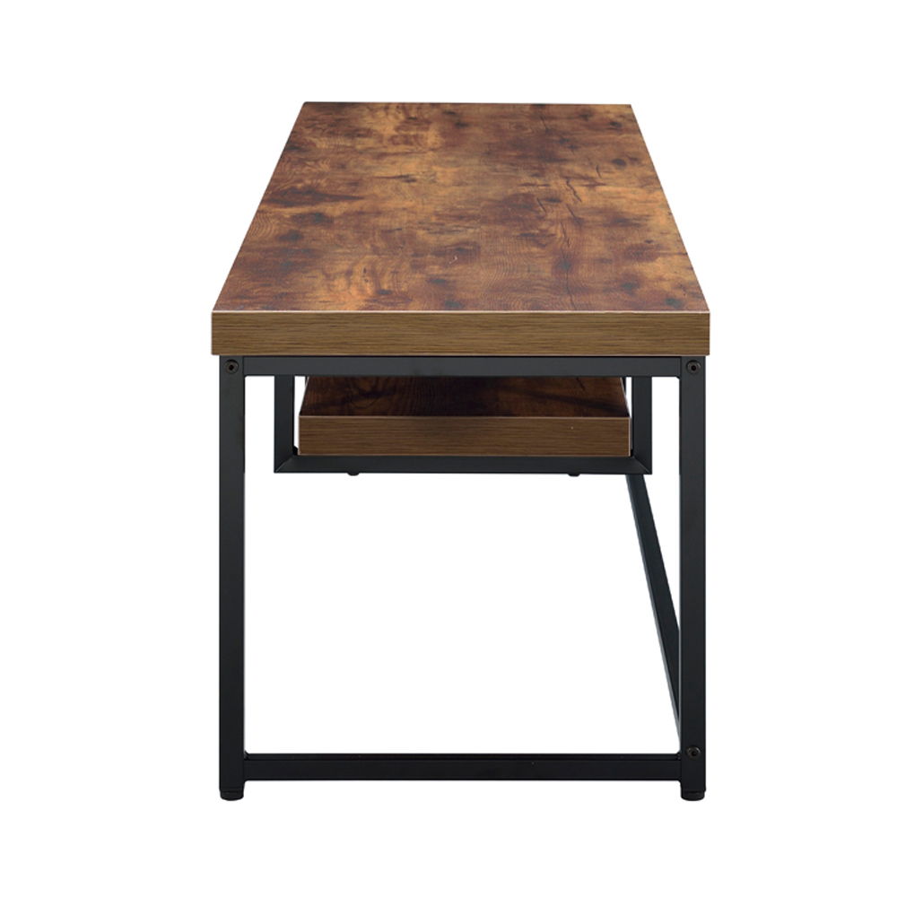 Bob - 16" TV Stand - Weathered Oak & Black Metal - Urban Living Furniture (Los Angeles, CA)