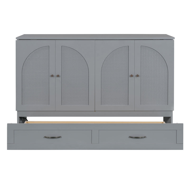 Murphy Bed With Large Drawers