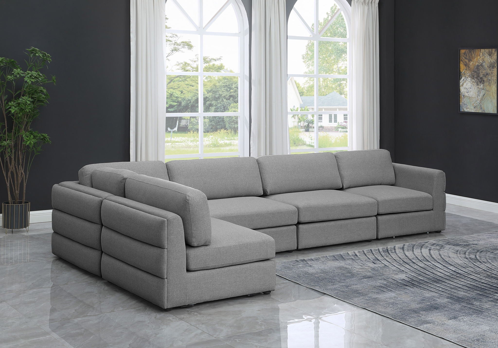 Beckham - 5 Piece Modular Sectional - Urban Living Furniture (Los Angeles, CA)