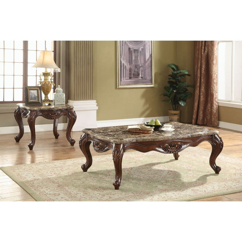 Jardena - Coffee Table - Marble & Cherry Oak - Urban Living Furniture (Los Angeles, CA)