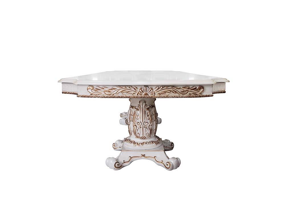 Vendom - Dining Table - Antique Pearl Finish - 30" - Urban Living Furniture (Los Angeles, CA)