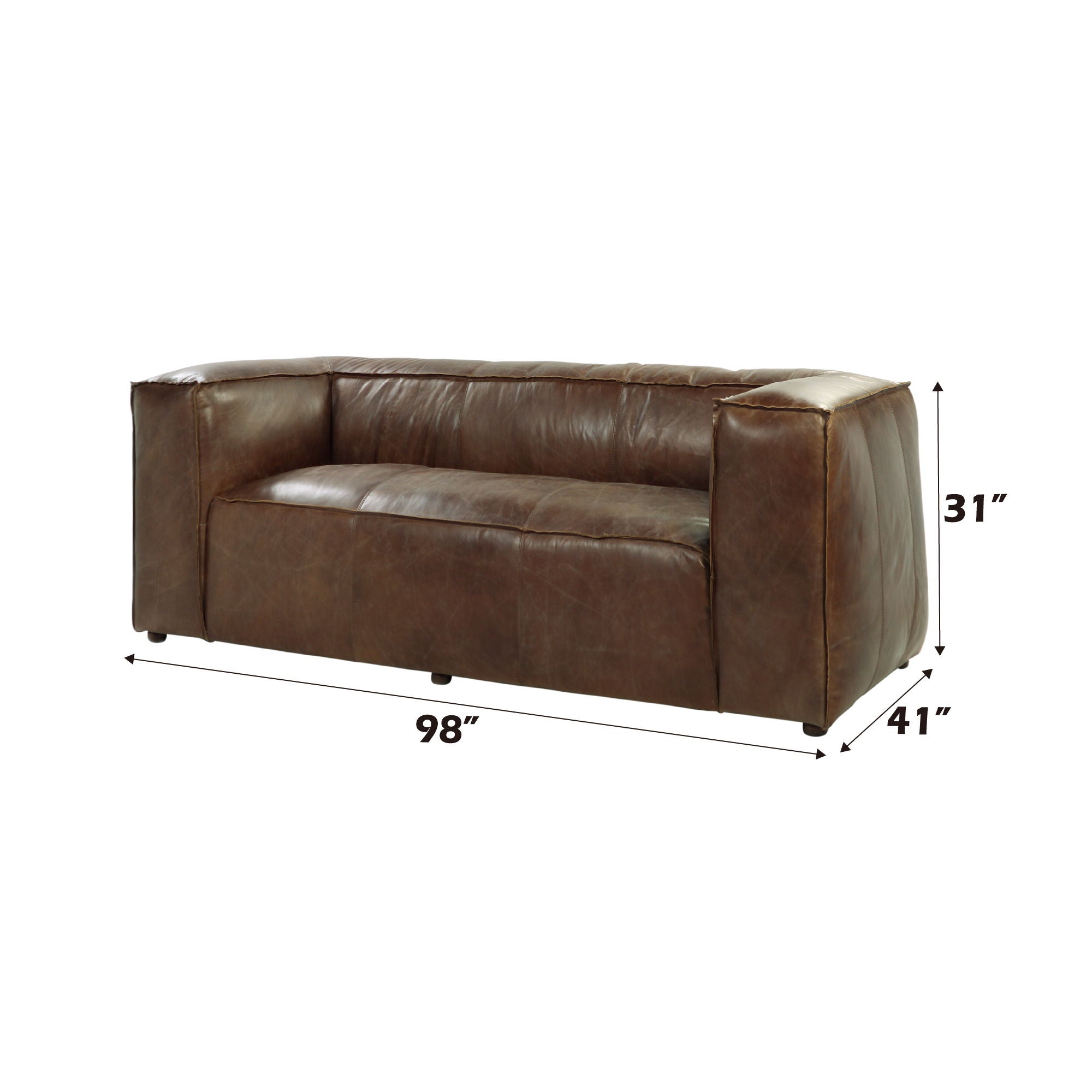 Brancaster - Sofa - Retro Brown Top Grain Leather - Urban Living Furniture (Los Angeles, CA)