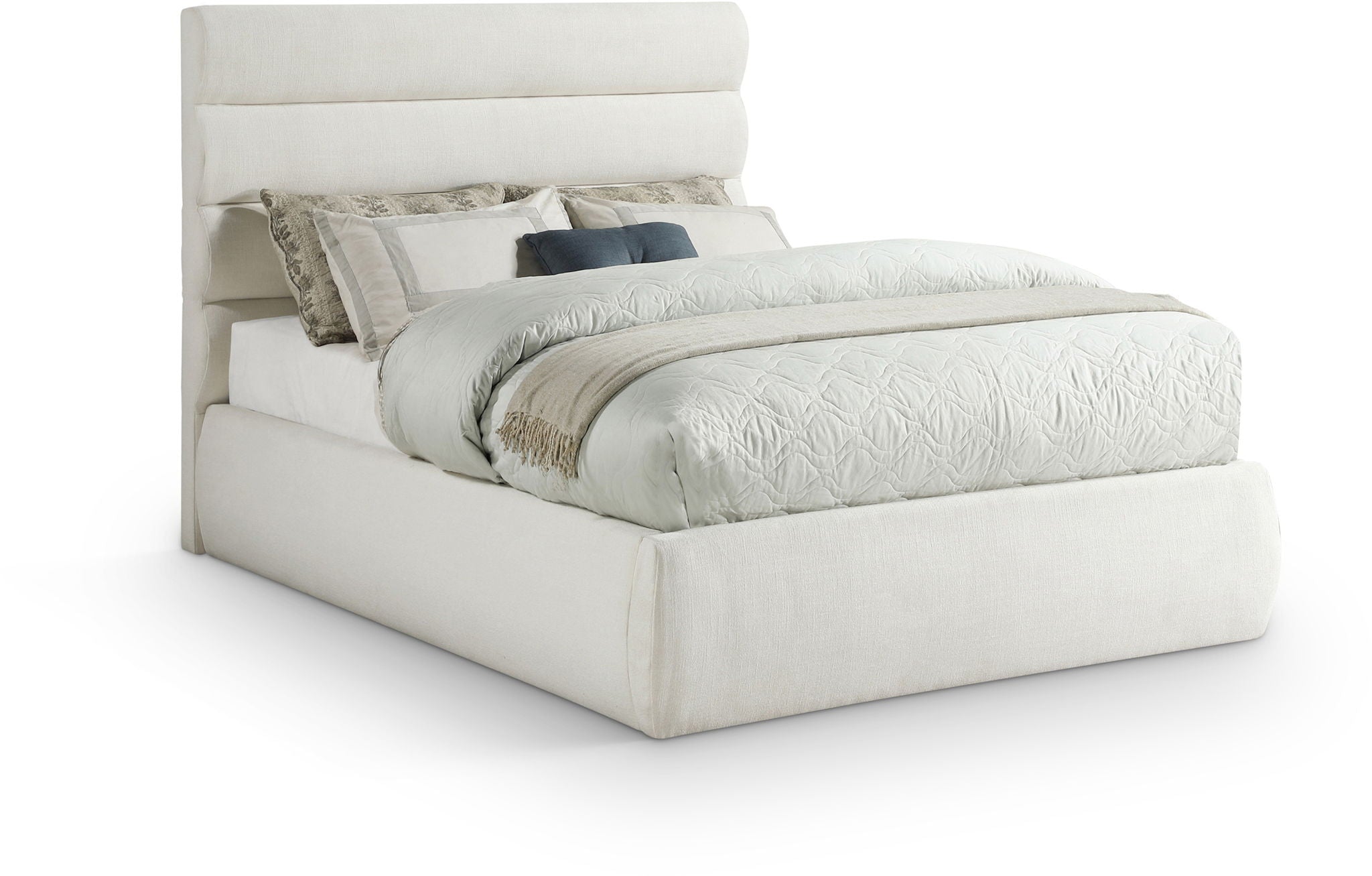 Adam - Linen Fabric Bed With 52" Headboard - Urban Living Furniture (Los Angeles, CA)
