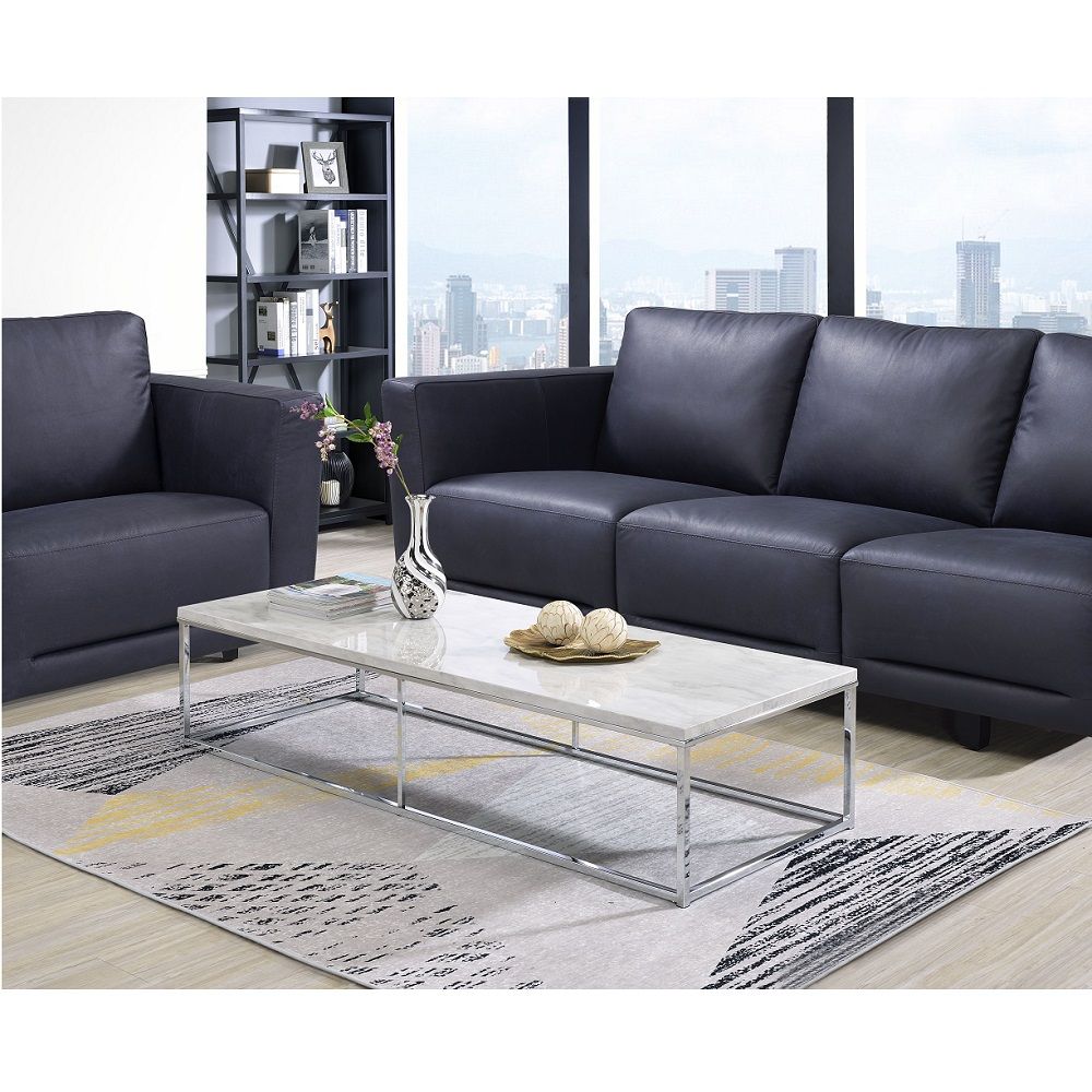 Voleta - Coffee Table - Chrome - Urban Living Furniture (Los Angeles, CA)