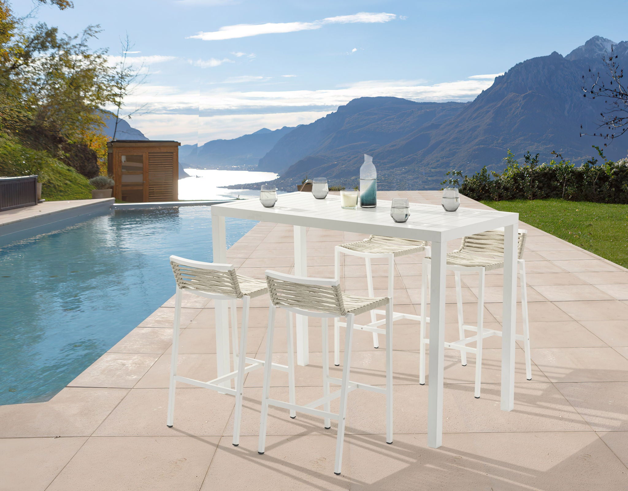 Maldives - Patio Rectangle Bar Table - Urban Living Furniture (Los Angeles, CA)