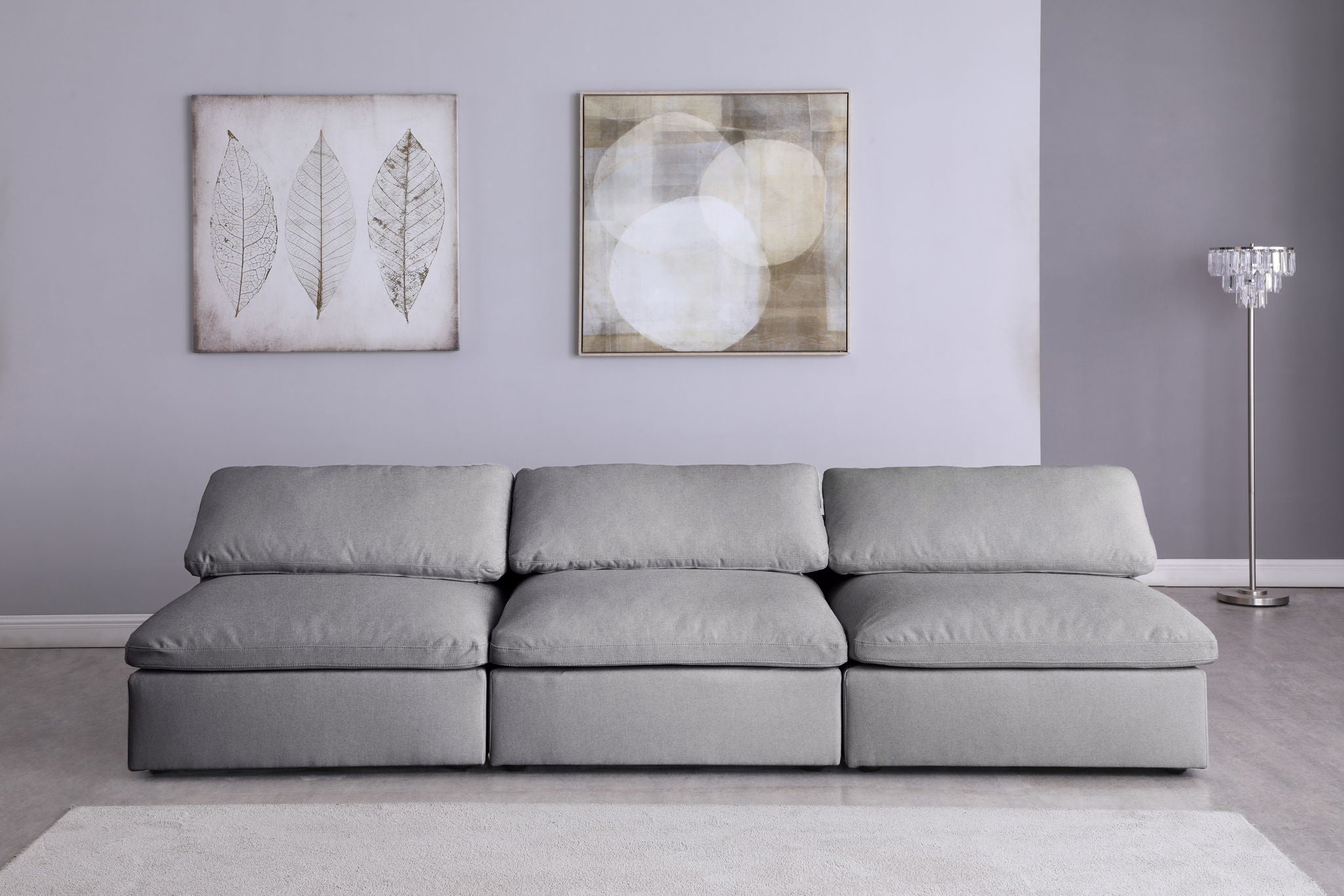 Serene - Modular Armless 3 Seat Sofa - Urban Living Furniture (Los Angeles, CA)
