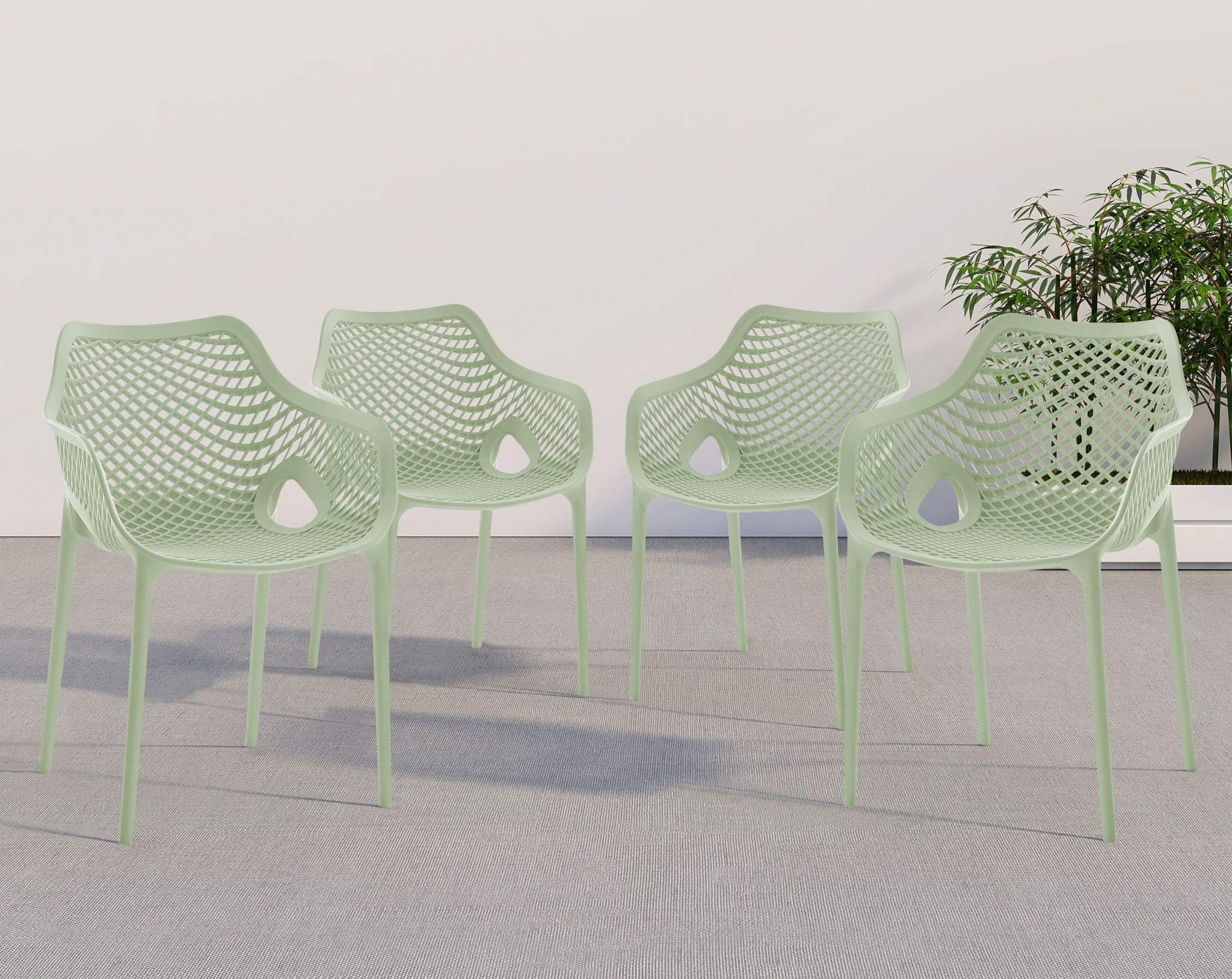 Mykonos - Outdoor Dining Chair Set - Urban Living Furniture (Los Angeles, CA)
