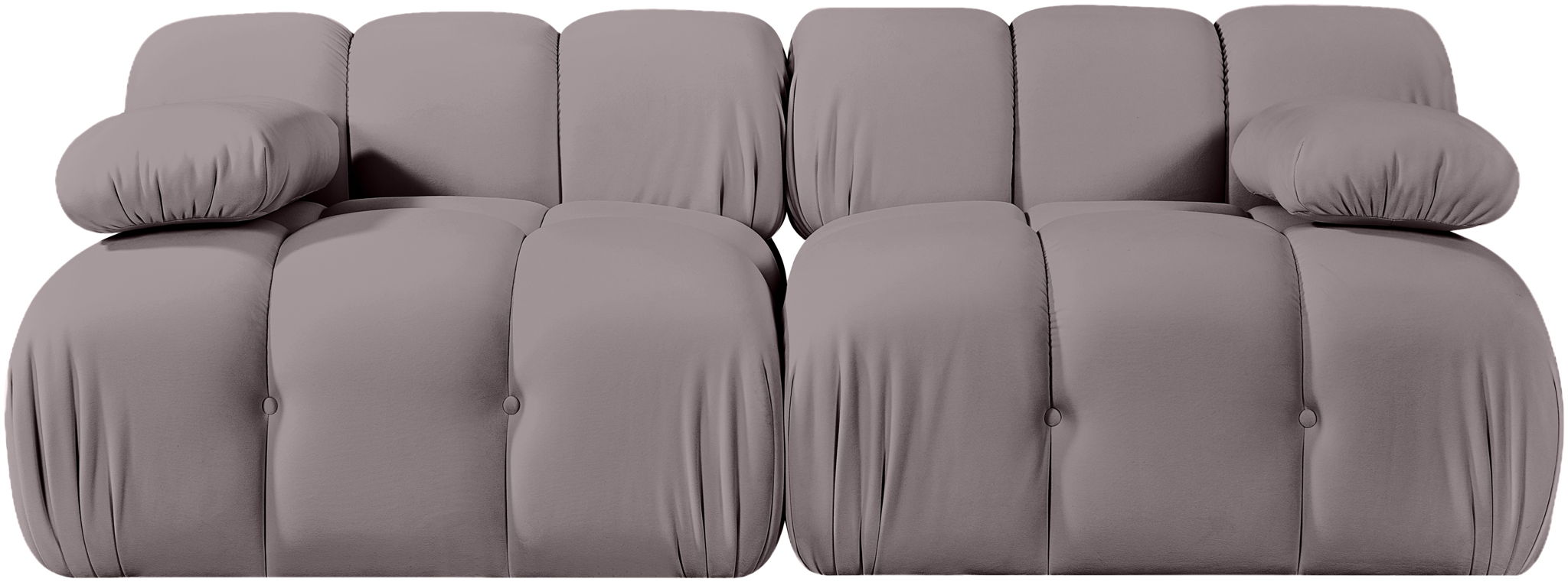 Orin - Velvet Performance Fabric Upholstered 2 Piece Modular Sofa - Urban Living Furniture (Los Angeles, CA)