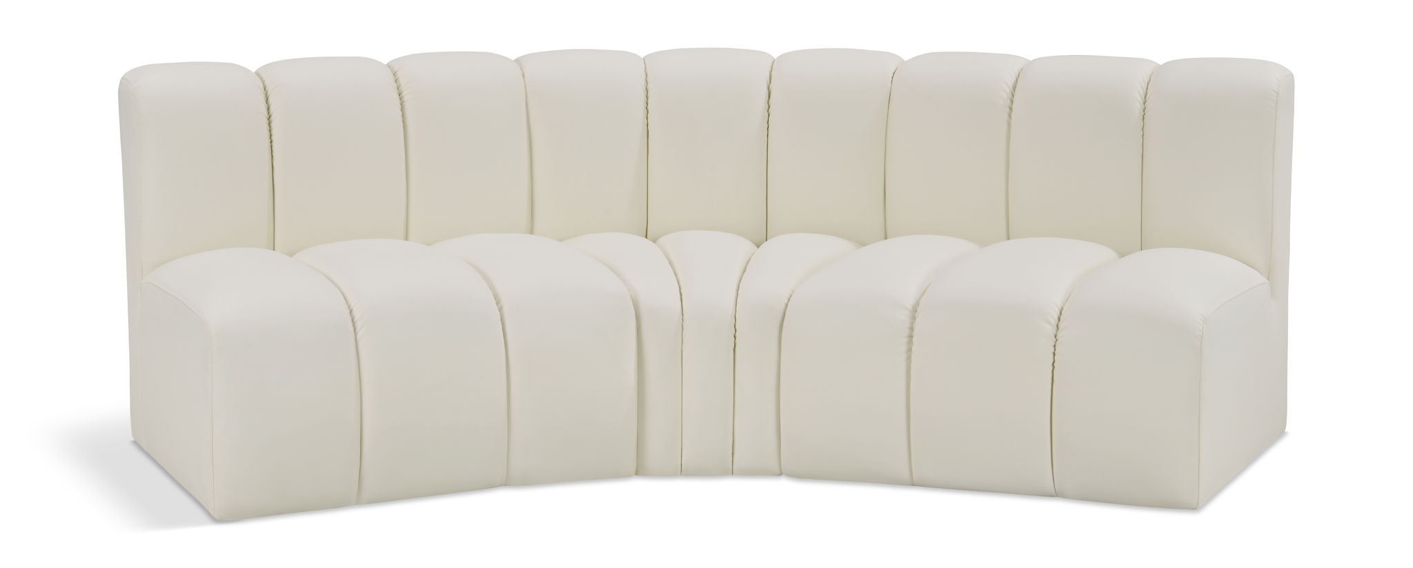 Arc - Faux Leather 3 Piece Modular Corner Sofa - Urban Living Furniture (Los Angeles, CA)