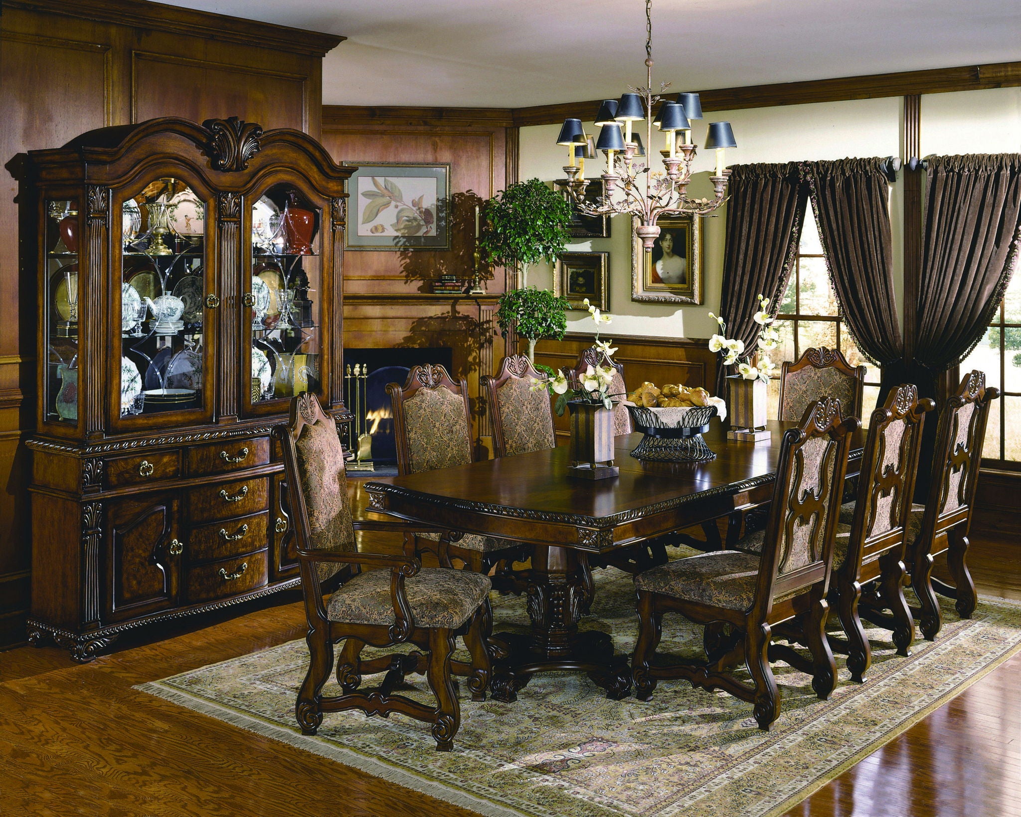 Neo Renaissance - Dining Table - Cherry - Urban Living Furniture (Los Angeles, CA)