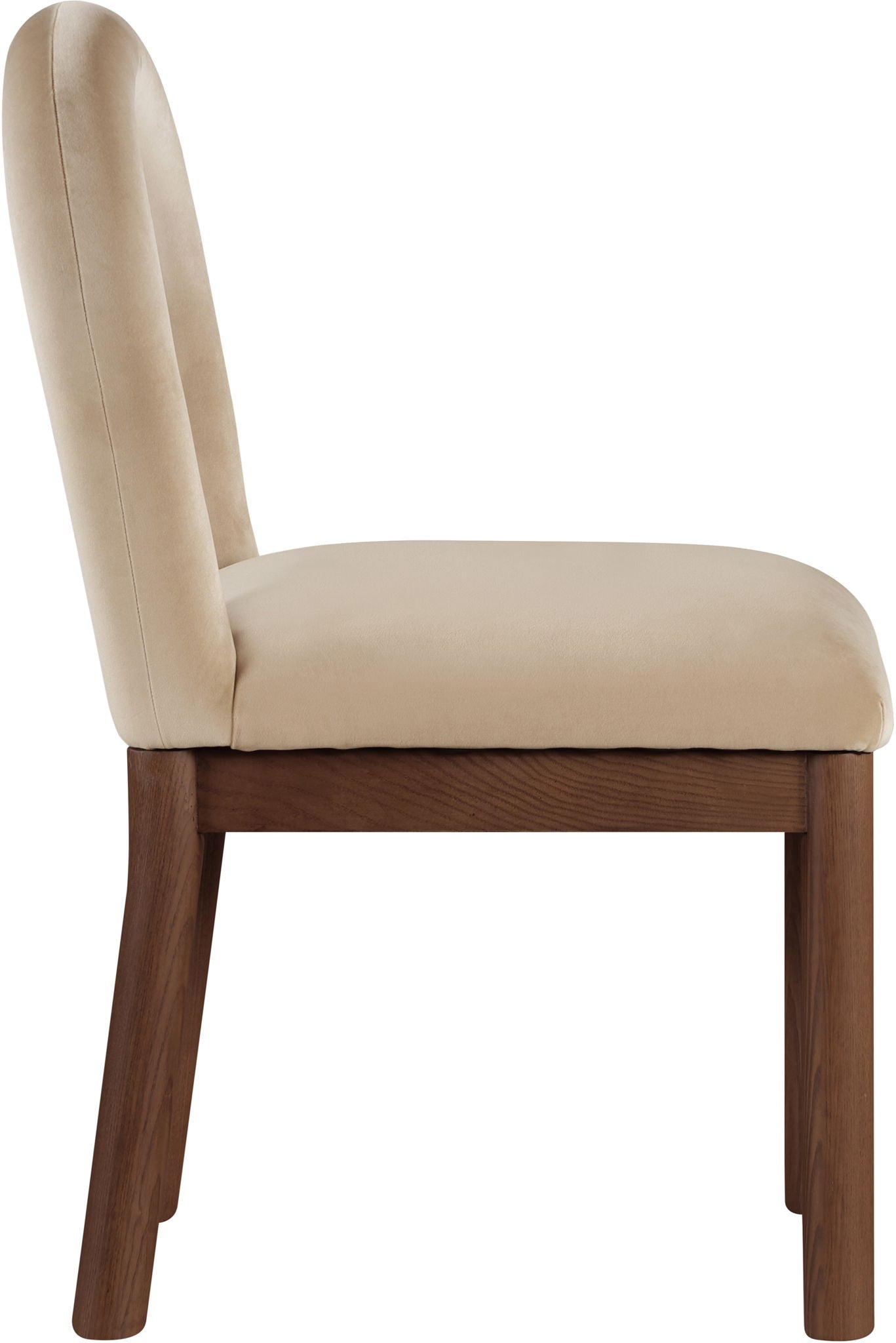 Conrad - Velvet Dining Chair With Brown Legs - Urban Living Furniture (Los Angeles, CA)