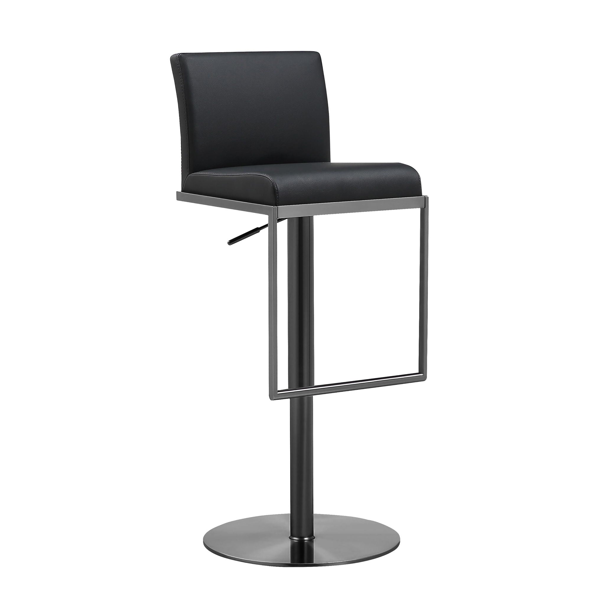 Amalfi - Black Steel Barstool - Black - Urban Living Furniture (Los Angeles, CA)