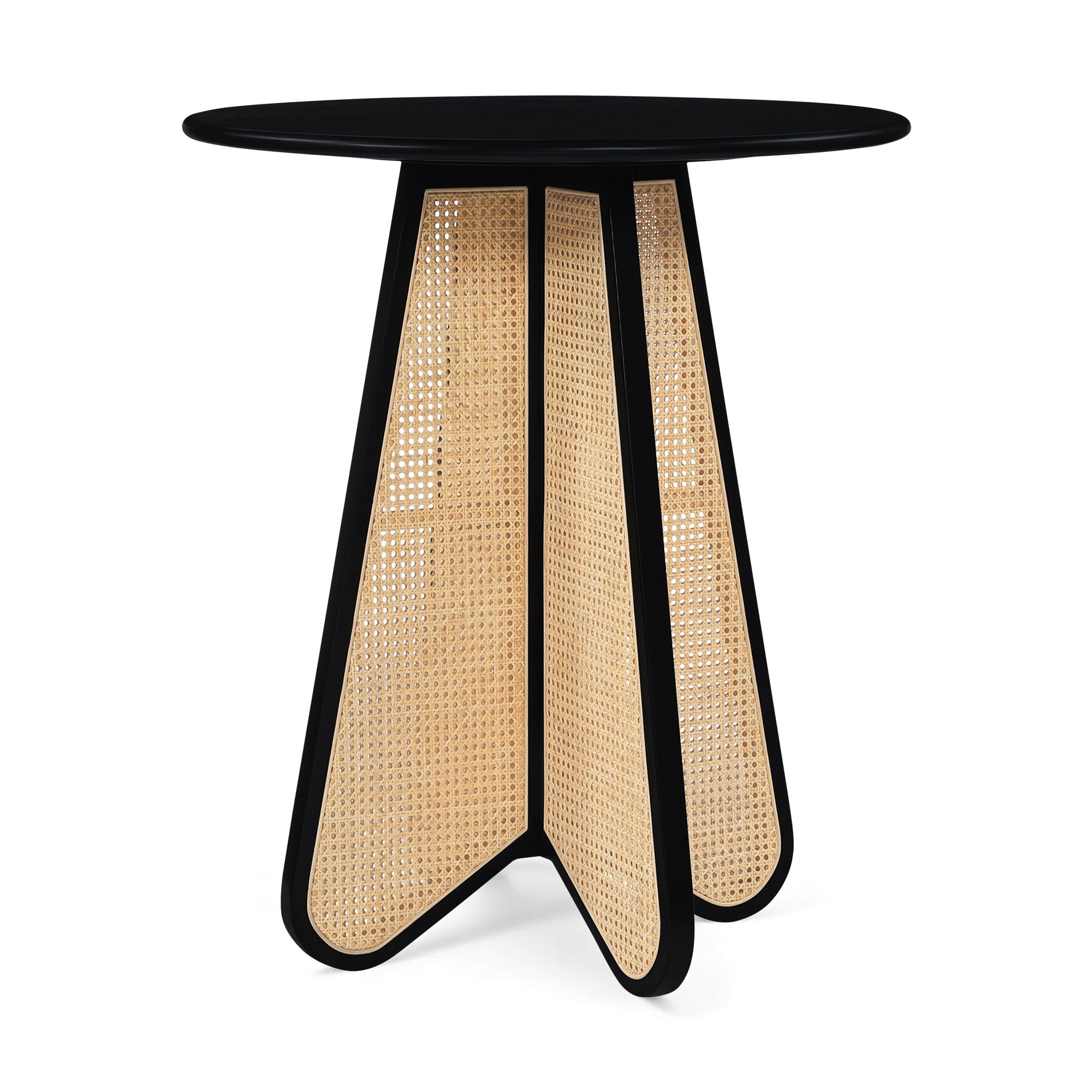 Butterfly - Solid Wood And Natural Cane Table