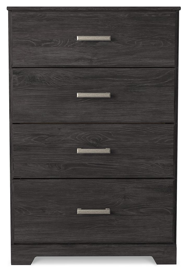 Belachime - Four Drawer Chest - Charcoal - Urban Living Furniture (Los Angeles, CA)