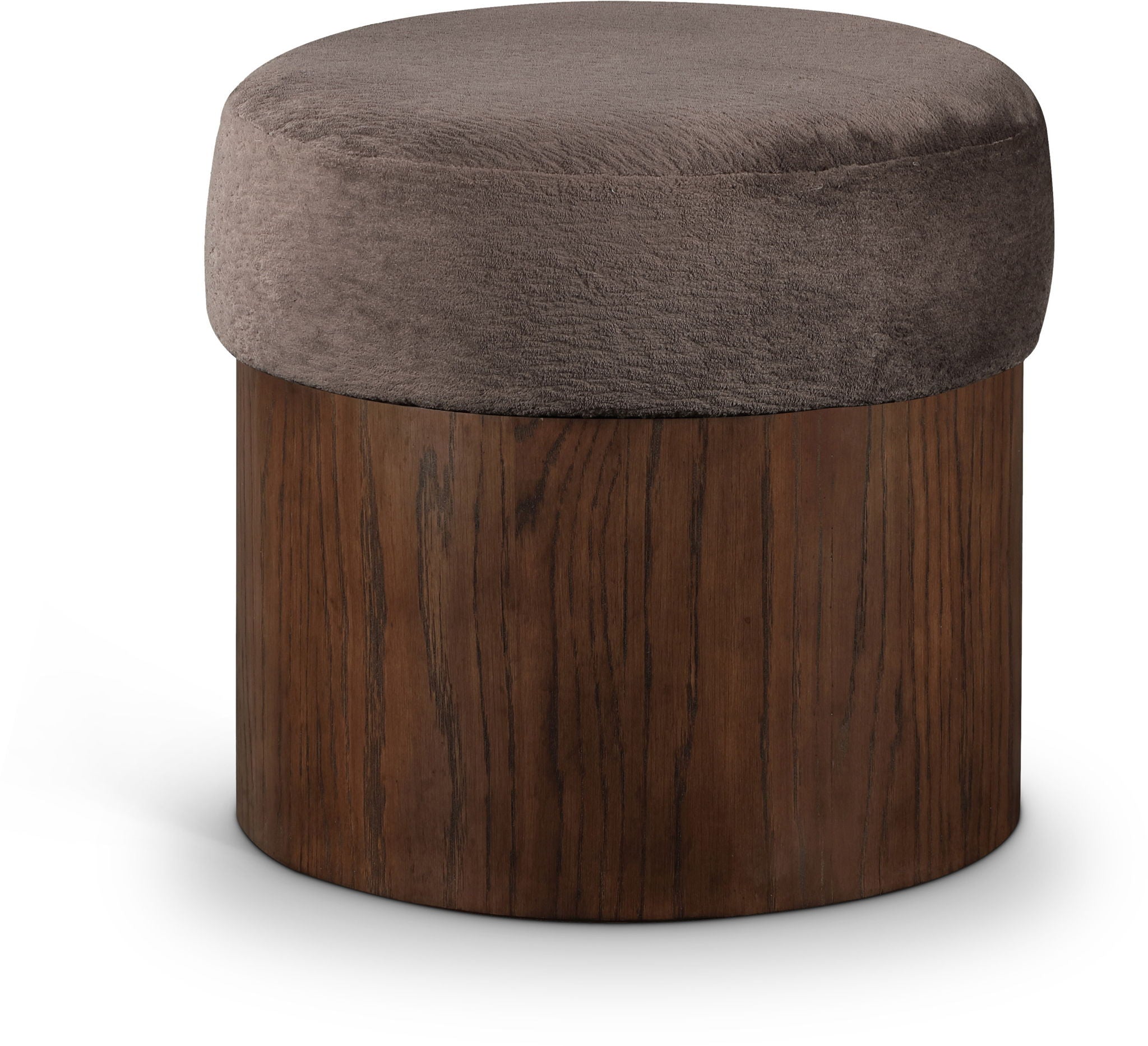 Nimes - Ottoman / Stool With Brown Base - Urban Living Furniture (Los Angeles, CA)