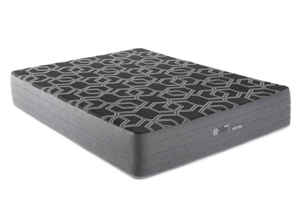 12" Full Smooth Top Foam, Medium Plush Mattress - Black