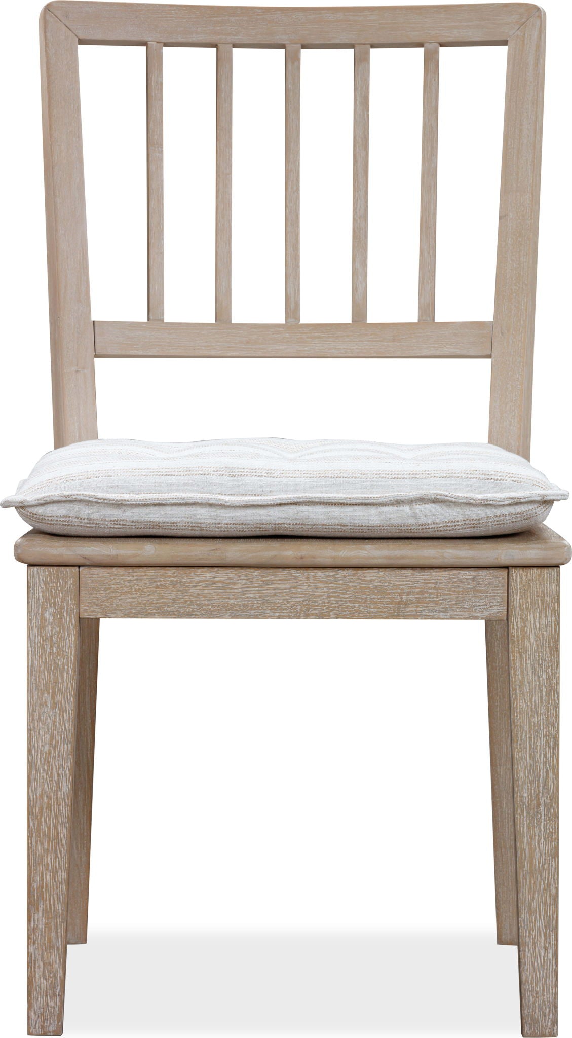Camden - Wood Dining Chair (Set of 2) With Detachable Cushion - Chai And Oat