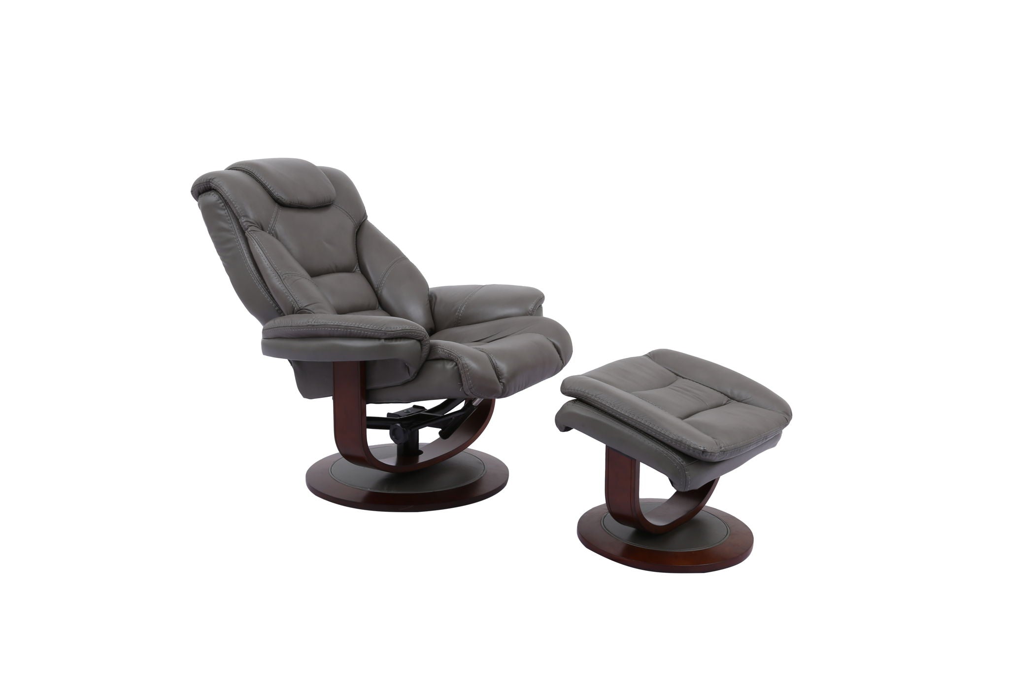 Monarch - Manual Reclining Swivel Chair and Ottoman - Urban Living Furniture (Los Angeles, CA)