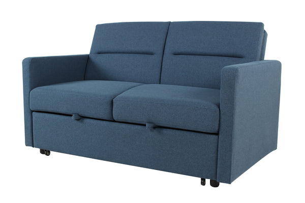 Sleeper Pull Out Loveseat Couch With Adjustable Backrest