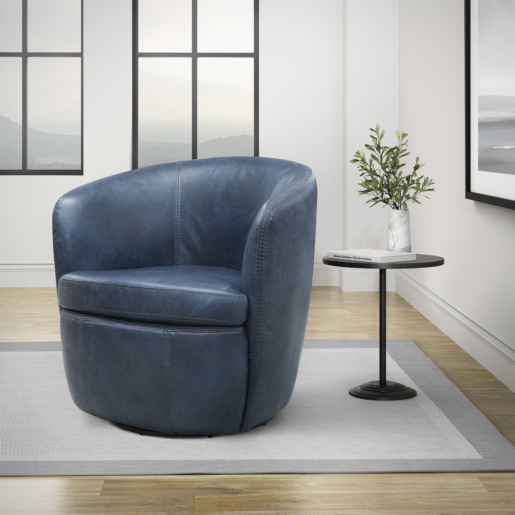 Barolo - Swivel Club Chair - Urban Living Furniture (Los Angeles, CA)