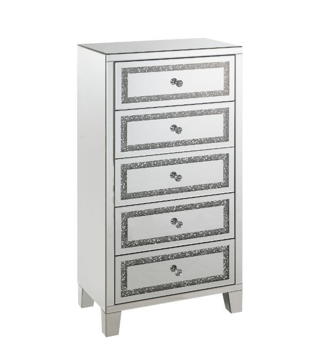 Noralie - Cabinet - Mirrored, Faux Diamonds - Urban Living Furniture (Los Angeles, CA)