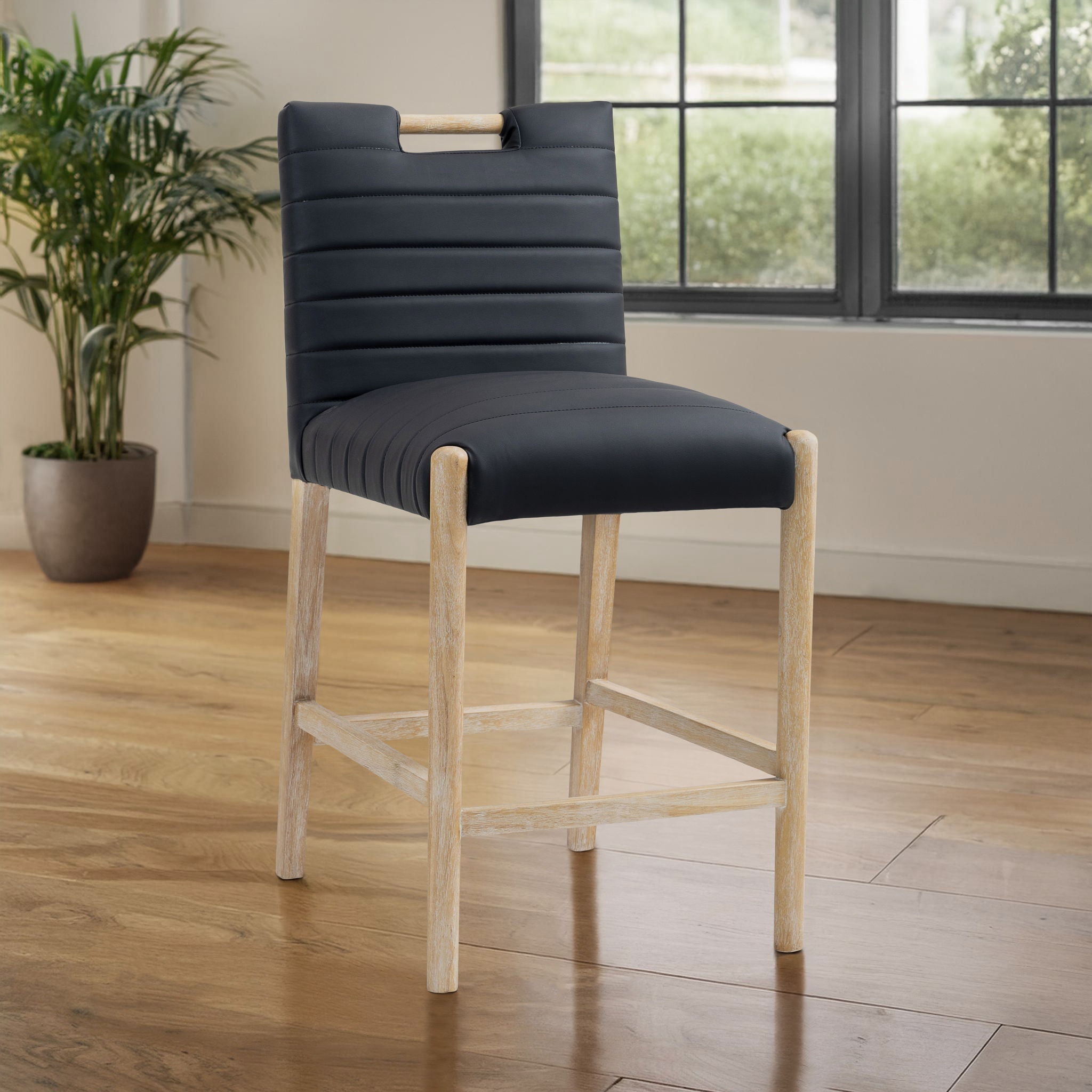 Aimee - Counter Stool - Light Brown Legs - Urban Living Furniture (Los Angeles, CA)