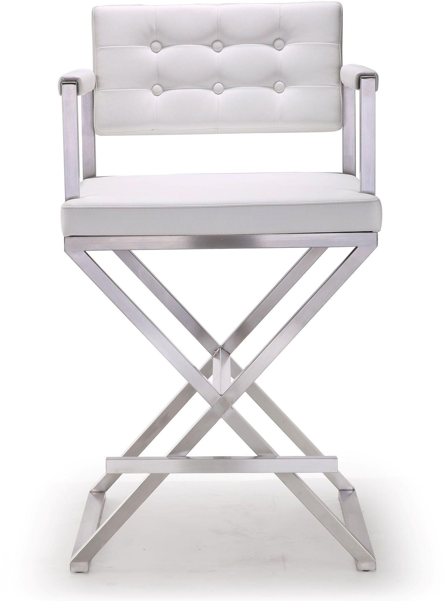 Director - Stainless Steel Counter Stool - Urban Living Furniture (Los Angeles, CA)