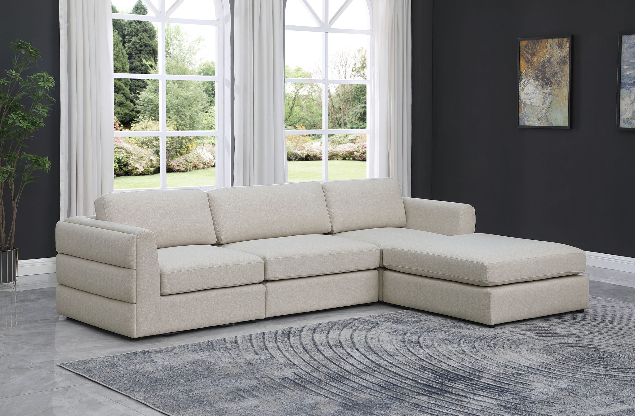 Beckham - 4 Piece Modular L-Sahped Sectional - Urban Living Furniture (Los Angeles, CA)