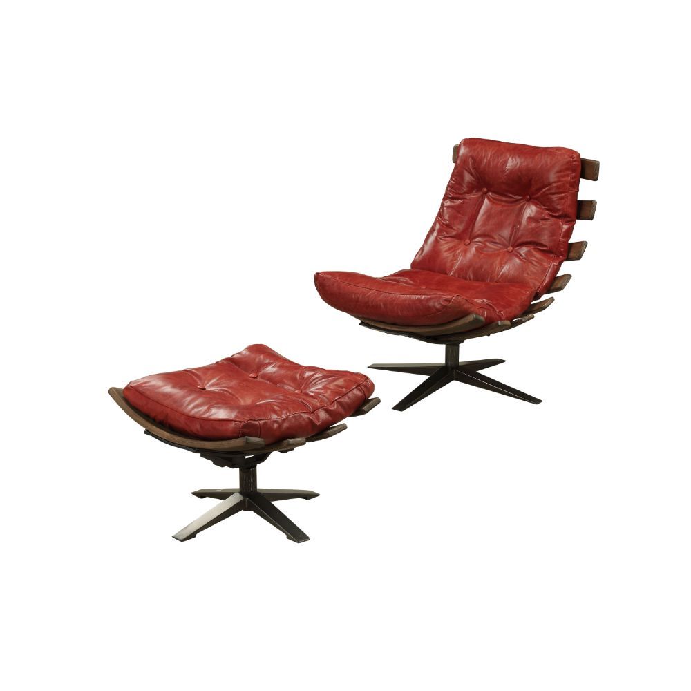Gandy - 2Pc Pk Chair & Ottoman - Urban Living Furniture (Los Angeles, CA)