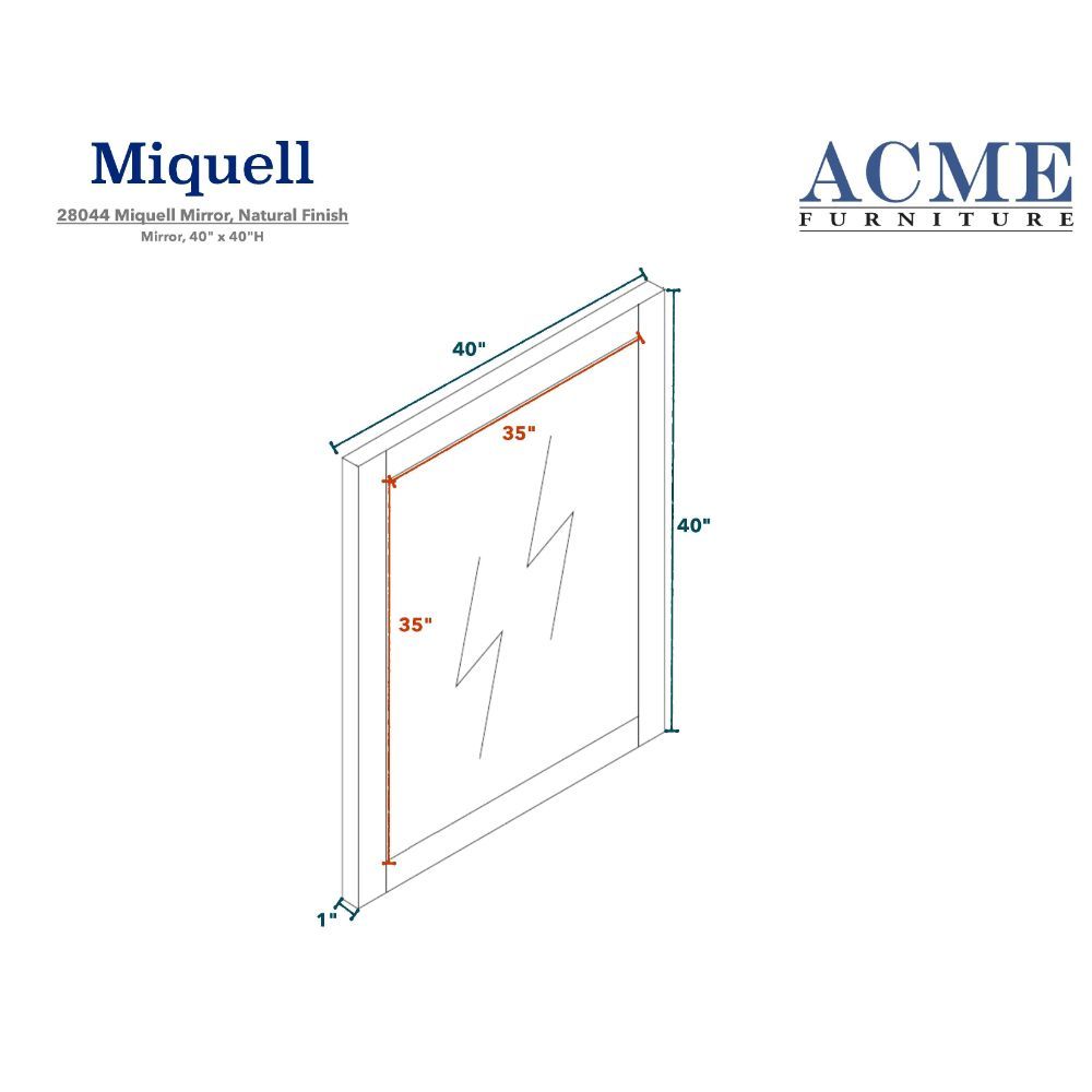 Miquell - Mirror - Urban Living Furniture (Los Angeles, CA)