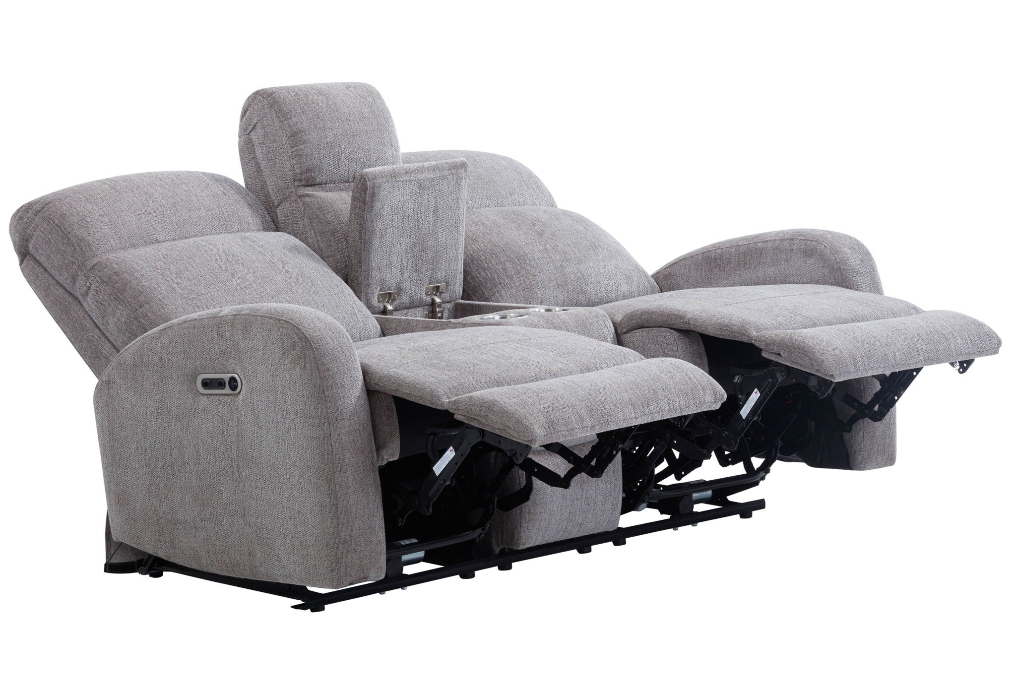 Tuscany - Power Reclining Console Loveseat - Whiskers Nature - Urban Living Furniture (Los Angeles, CA)