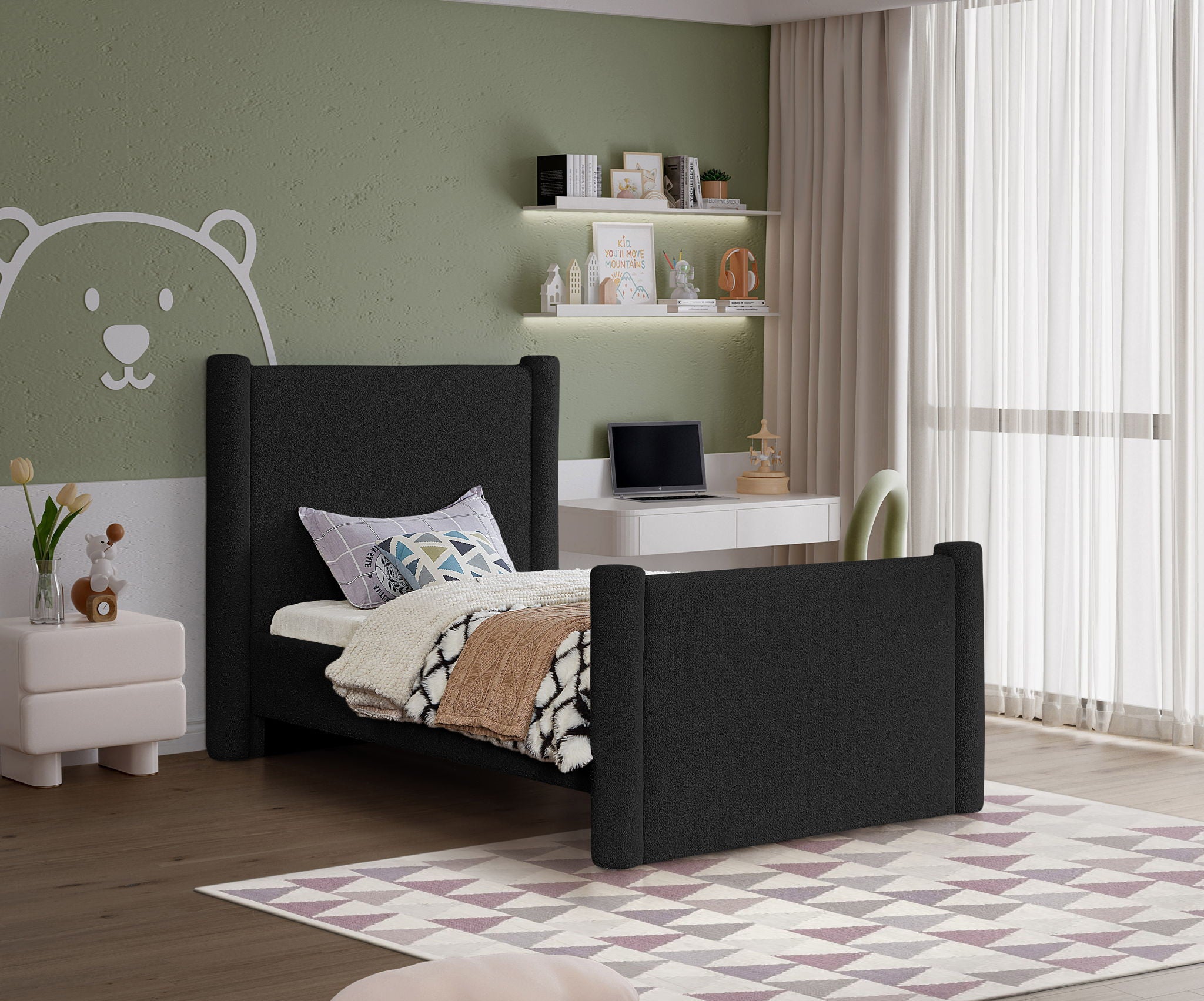 Elias - Boucle Bed - Urban Living Furniture (Los Angeles, CA)