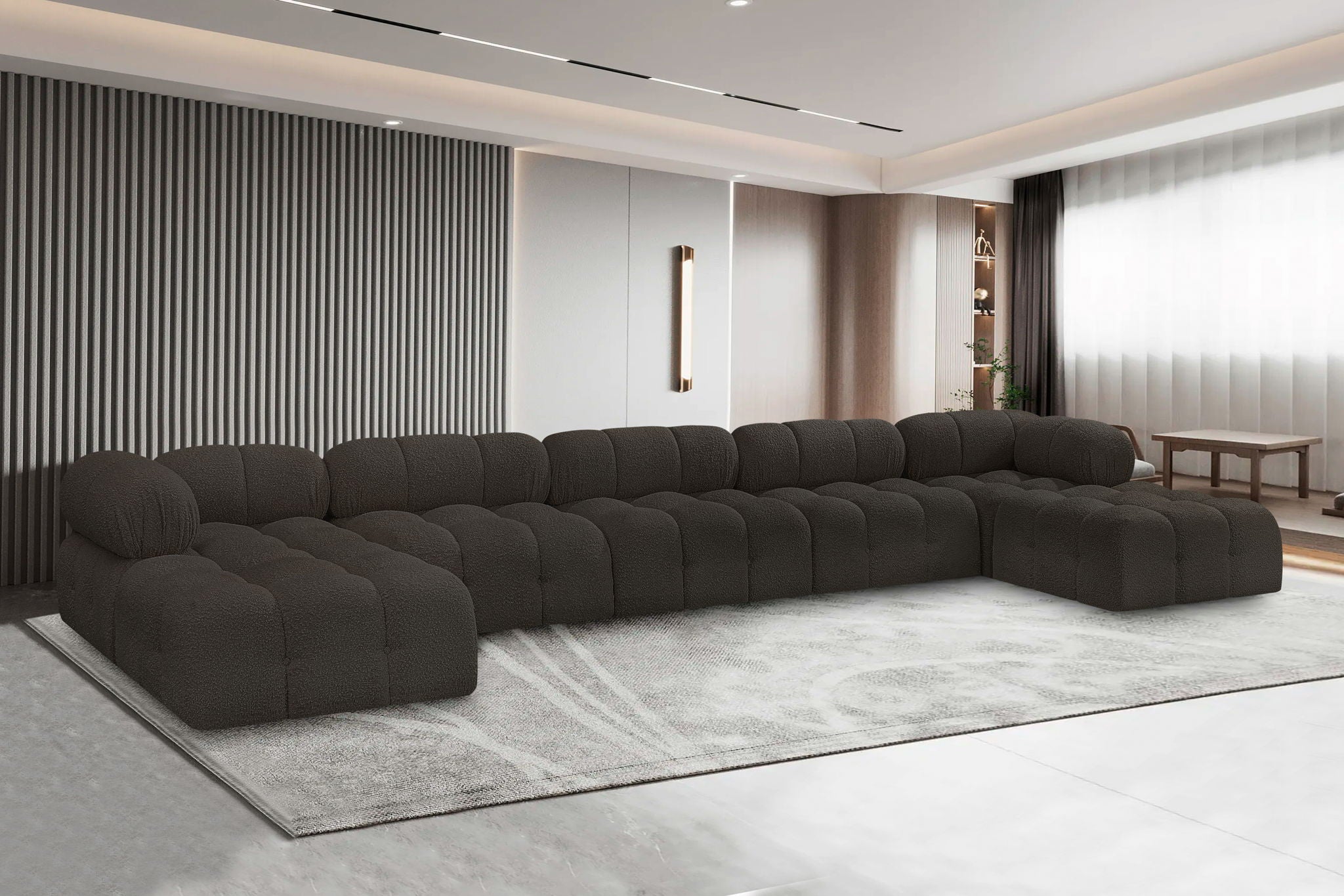 Ames - 7 Piece Fabric Modular U-Shaped Sectional - Urban Living Furniture (Los Angeles, CA)