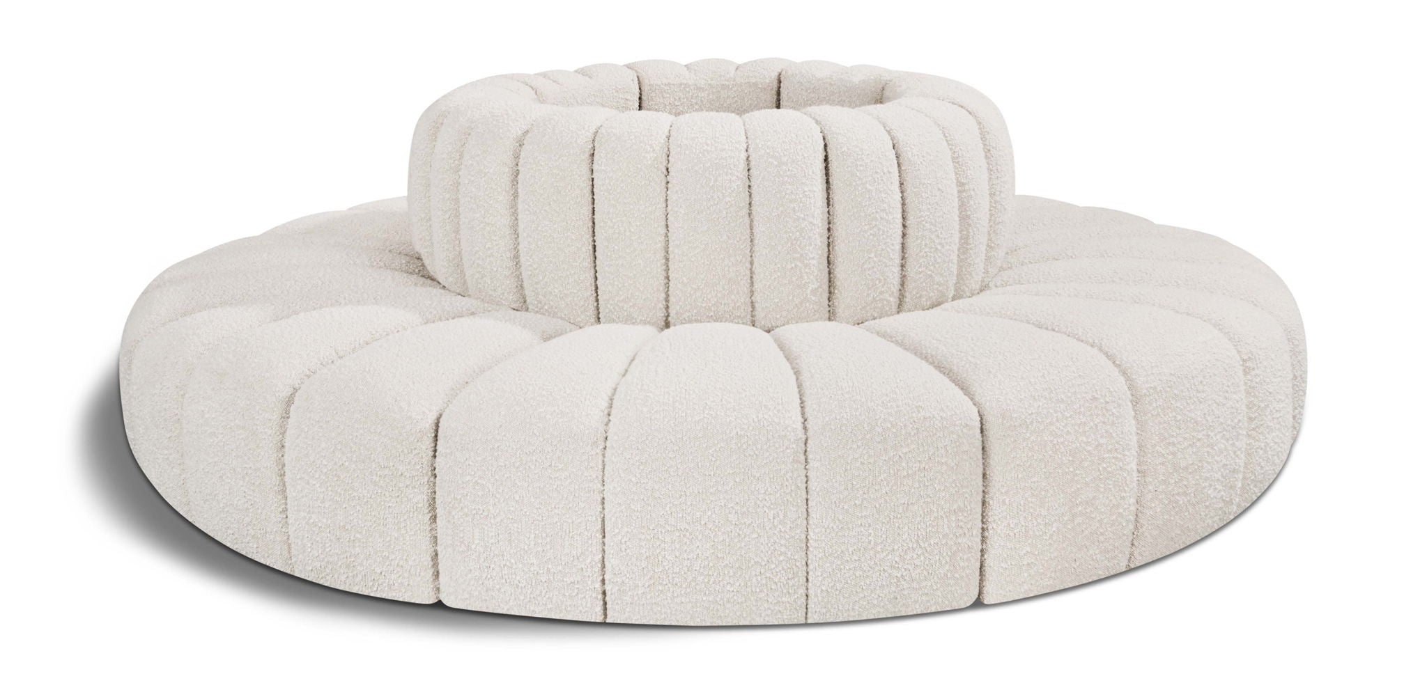 Arc - Boucle Fabric 8 Piece Round Modular Sofa - Urban Living Furniture (Los Angeles, CA)