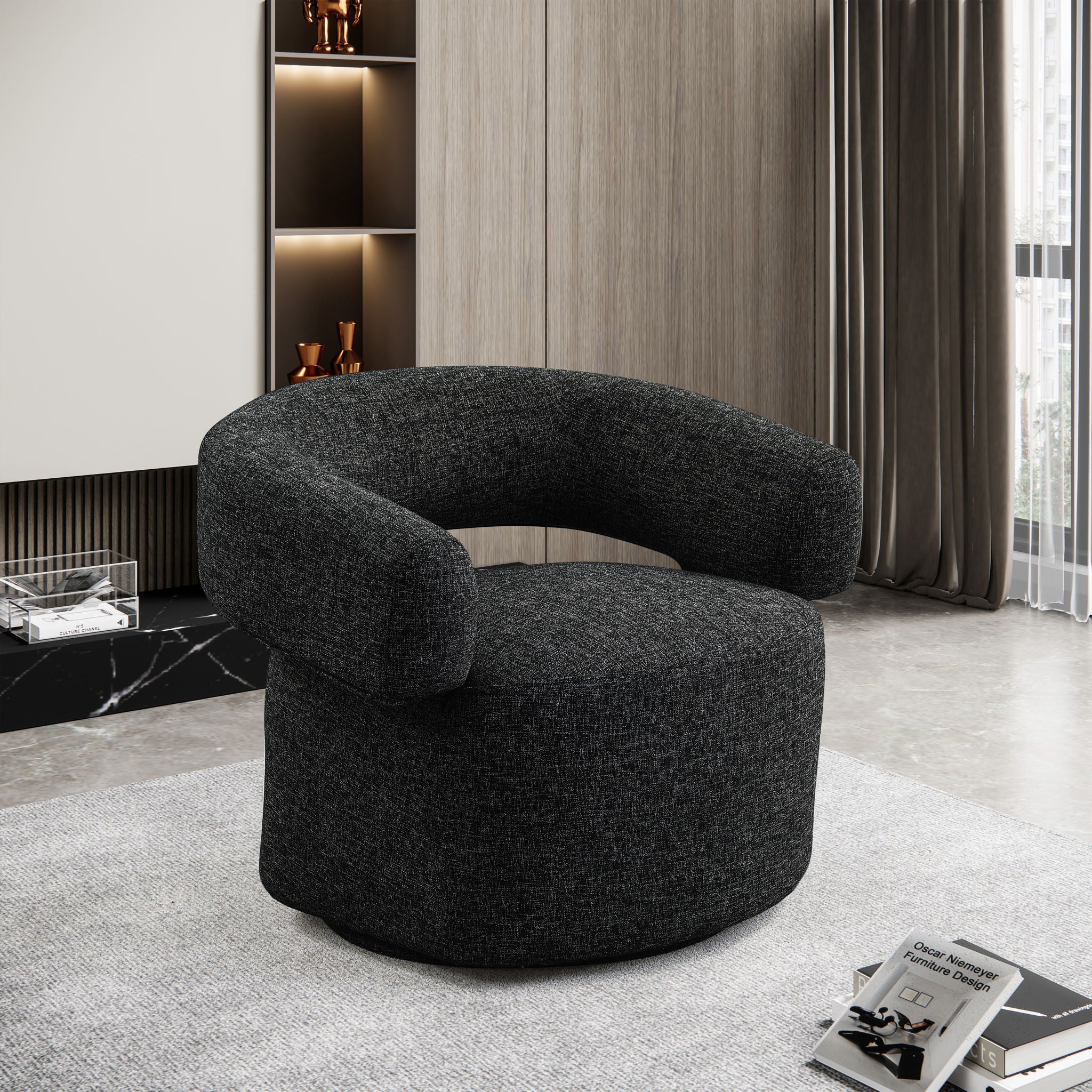 Niya - Swivel Accent Chair - Urban Living Furniture (Los Angeles, CA)