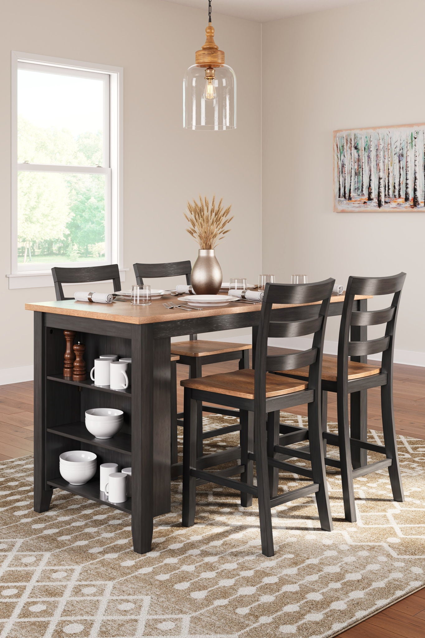 Gesthaven - Rectangular Dining Room Counter Set - Urban Living Furniture (Los Angeles, CA)