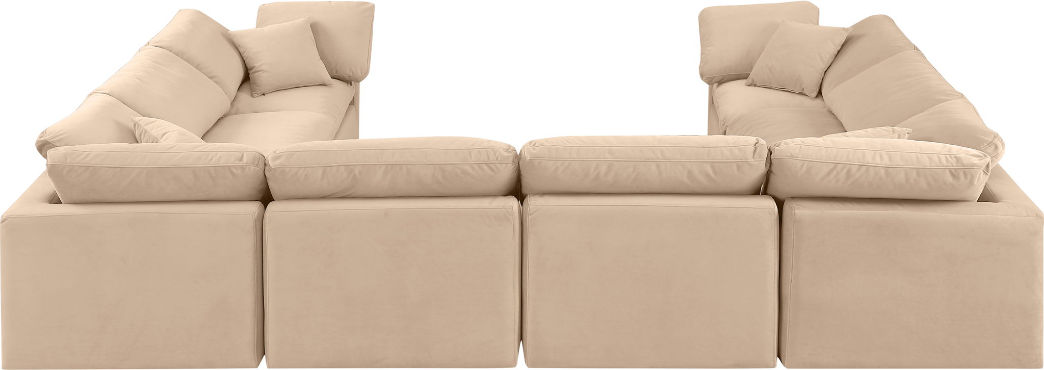 Indulge - Velvet 8 Piece Modular Sectional - Urban Living Furniture (Los Angeles, CA)