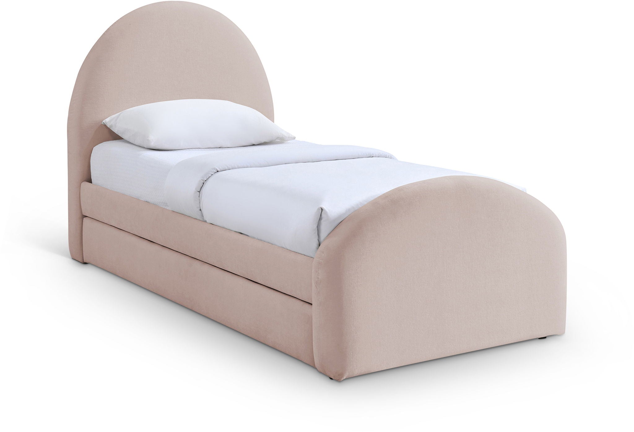 Andaz - Chenille Fabric Upholstered Trundle Bed - Urban Living Furniture (Los Angeles, CA)