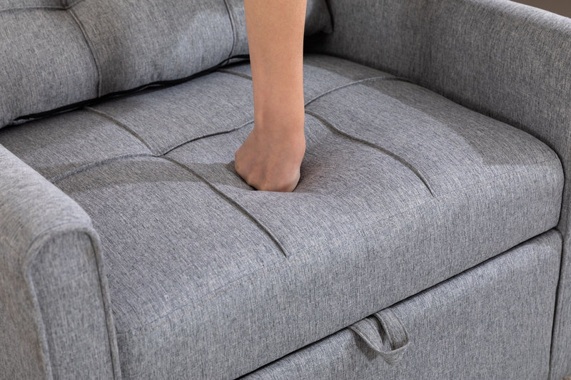 Convertible Chair Sofa Bed - Gray